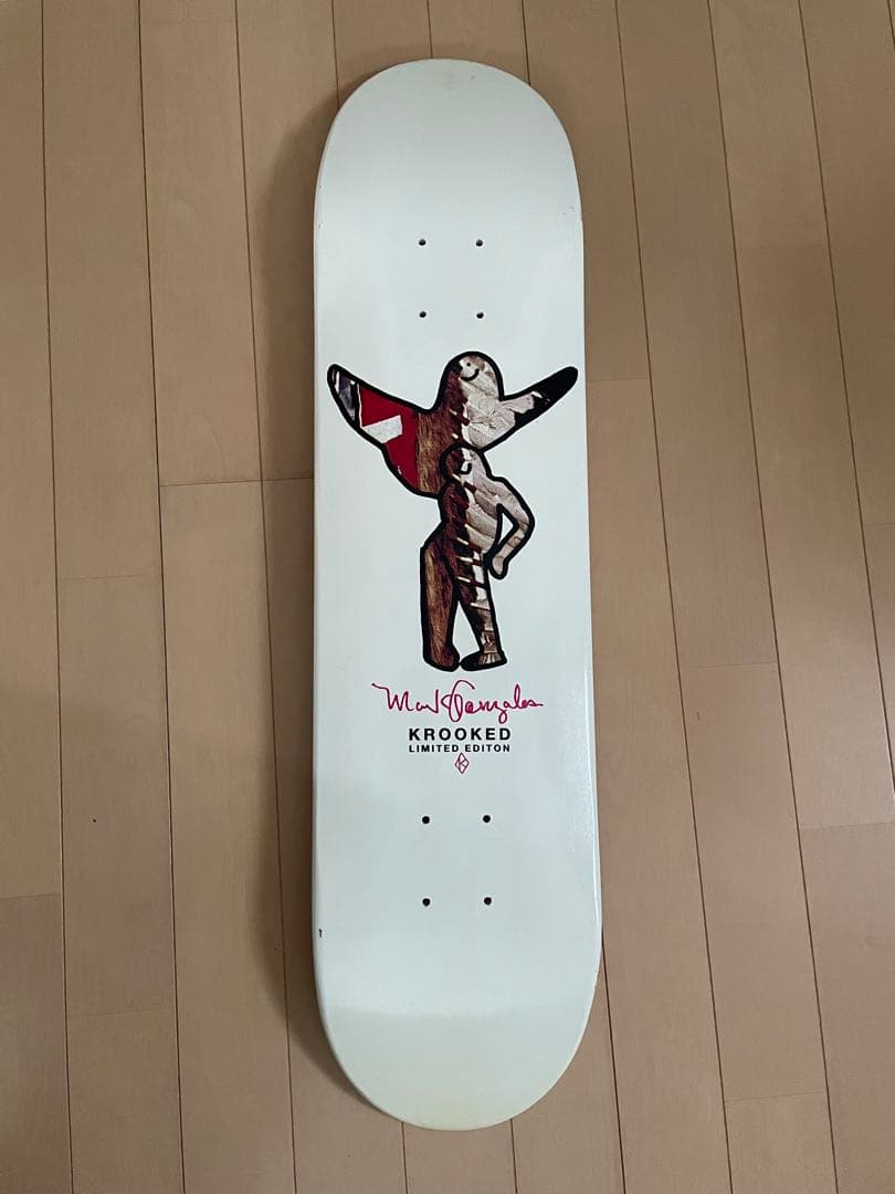 スケートボード　デッキ　krooked skateboards gonz