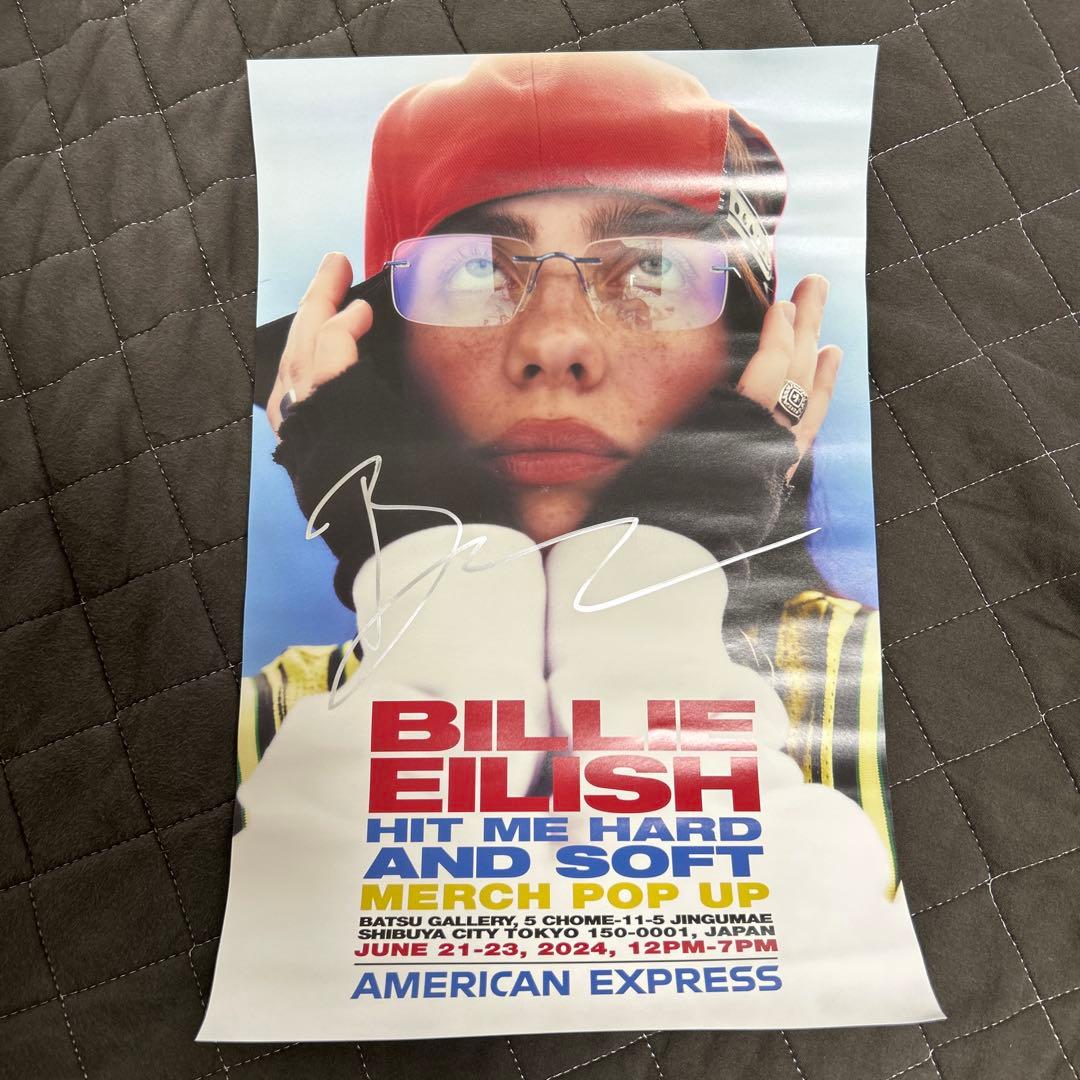 超限定品Billie Eilish ビリーアイリッシュ直筆サイン入りポスター