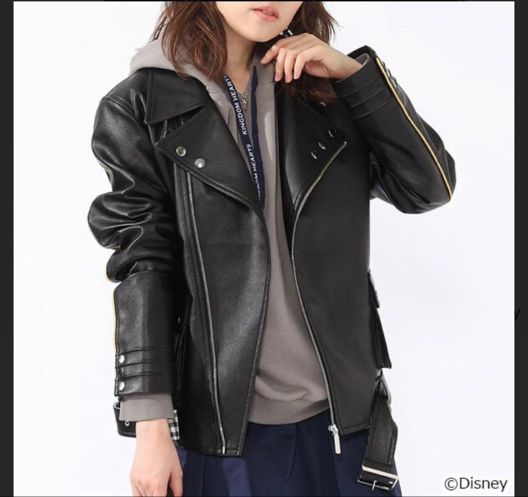 ◯限定　リクモデル アウター ブラック メンズLサイズ キングダムハーツIII