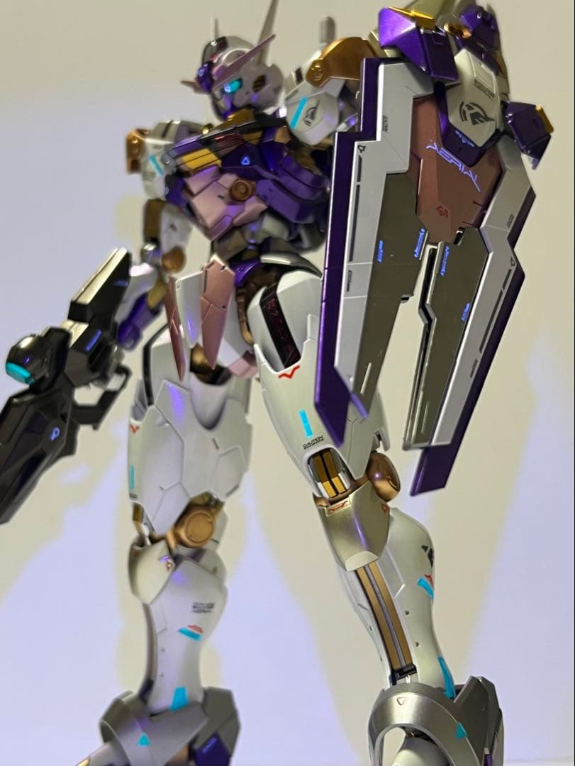 ガンプラ フルメカニクス 1/100 ガンダムエアリアル 塗装完成品