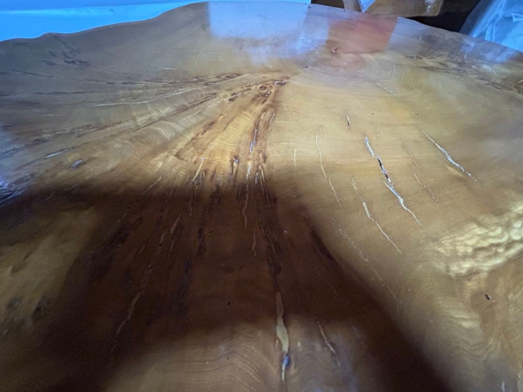 天然木 こぶ テーブル アンティー 猫足