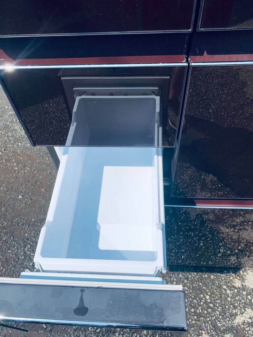 送料設置無料　SHARP ノンフロン冷凍冷蔵庫　SJ-GT50A-R