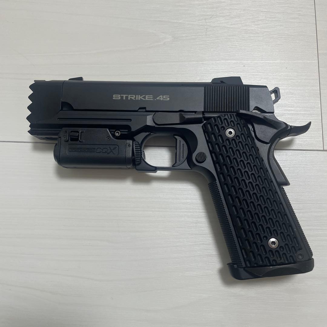 東京マルイ STRIKE.45 ガスガン　マイクロライトCQX付き
