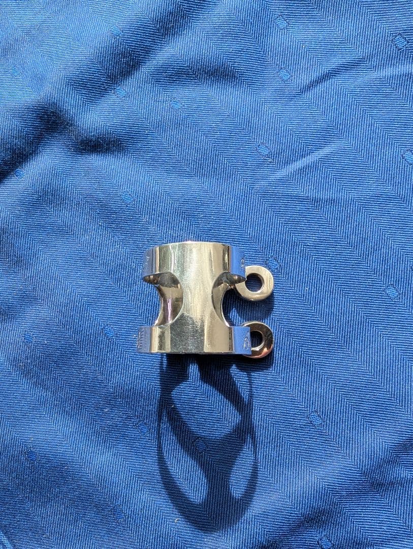 た*る様 ブルズアイ・ルージュ EX 総銀(クラリネット用リガチャー)