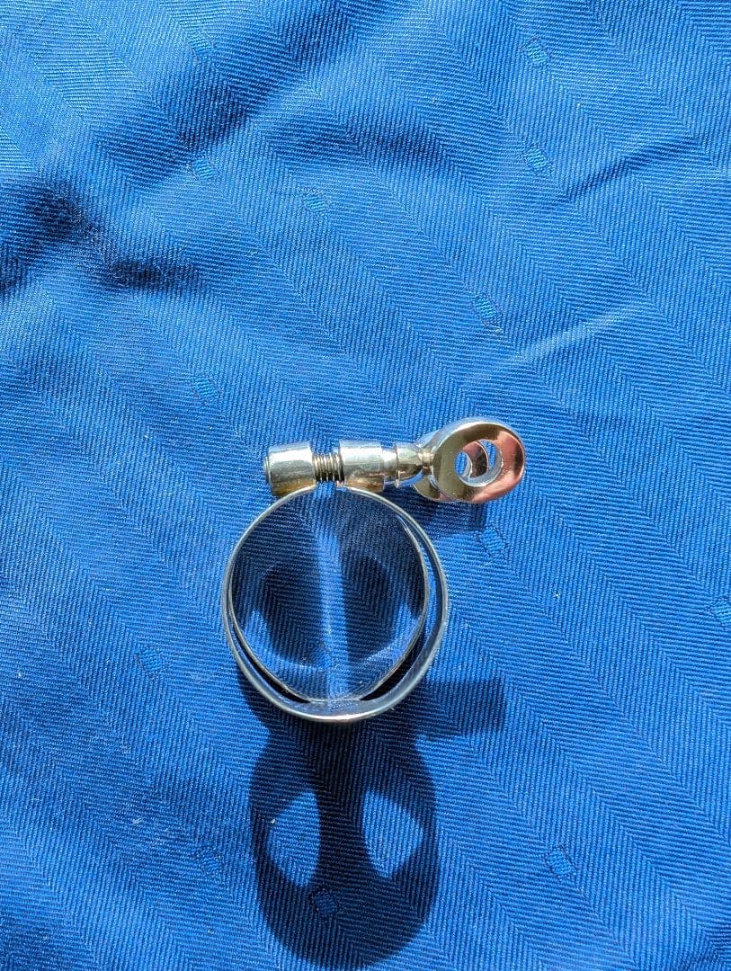 た*る様 ブルズアイ・ルージュ EX 総銀(クラリネット用リガチャー)