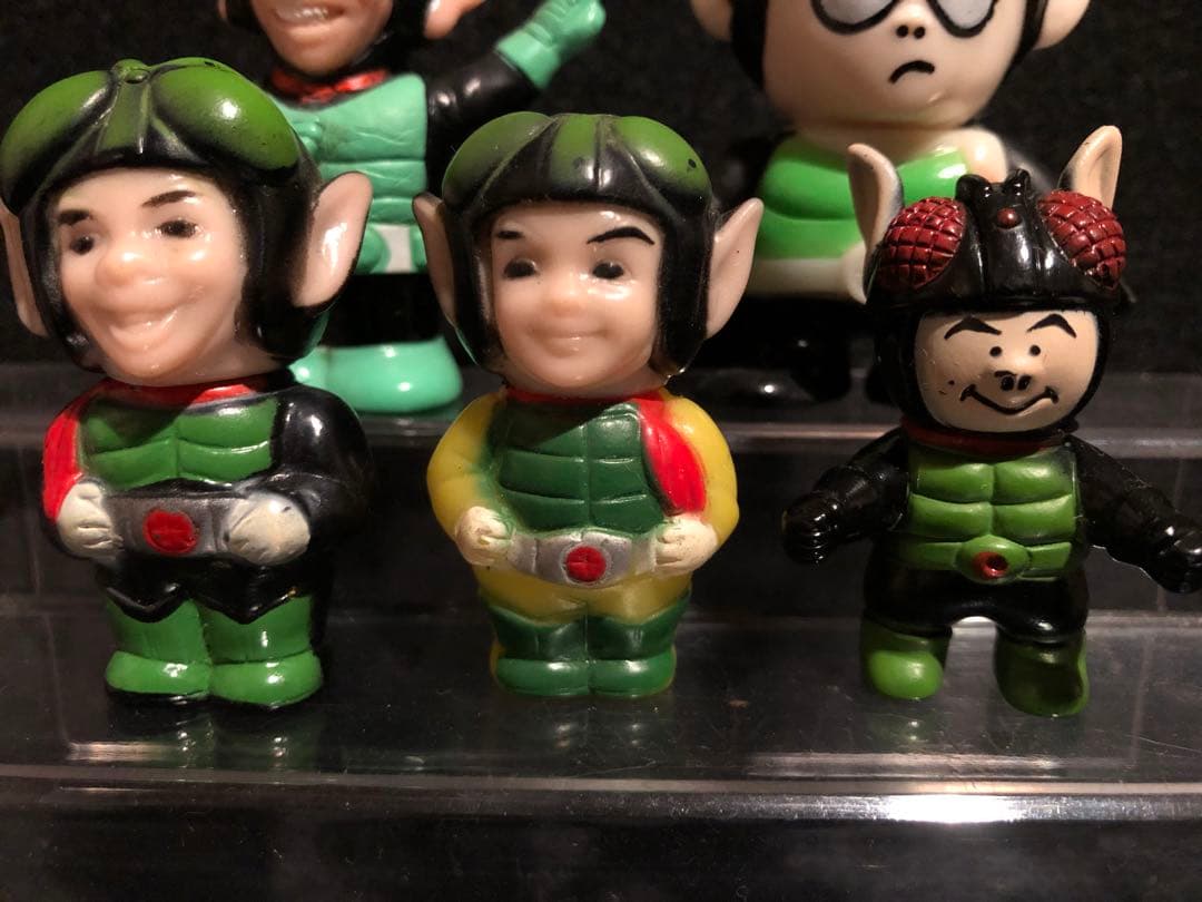 貴重 当時物 無版権 ソフビ 仮面ノリダー チビノリダー パチ物 とんねるず