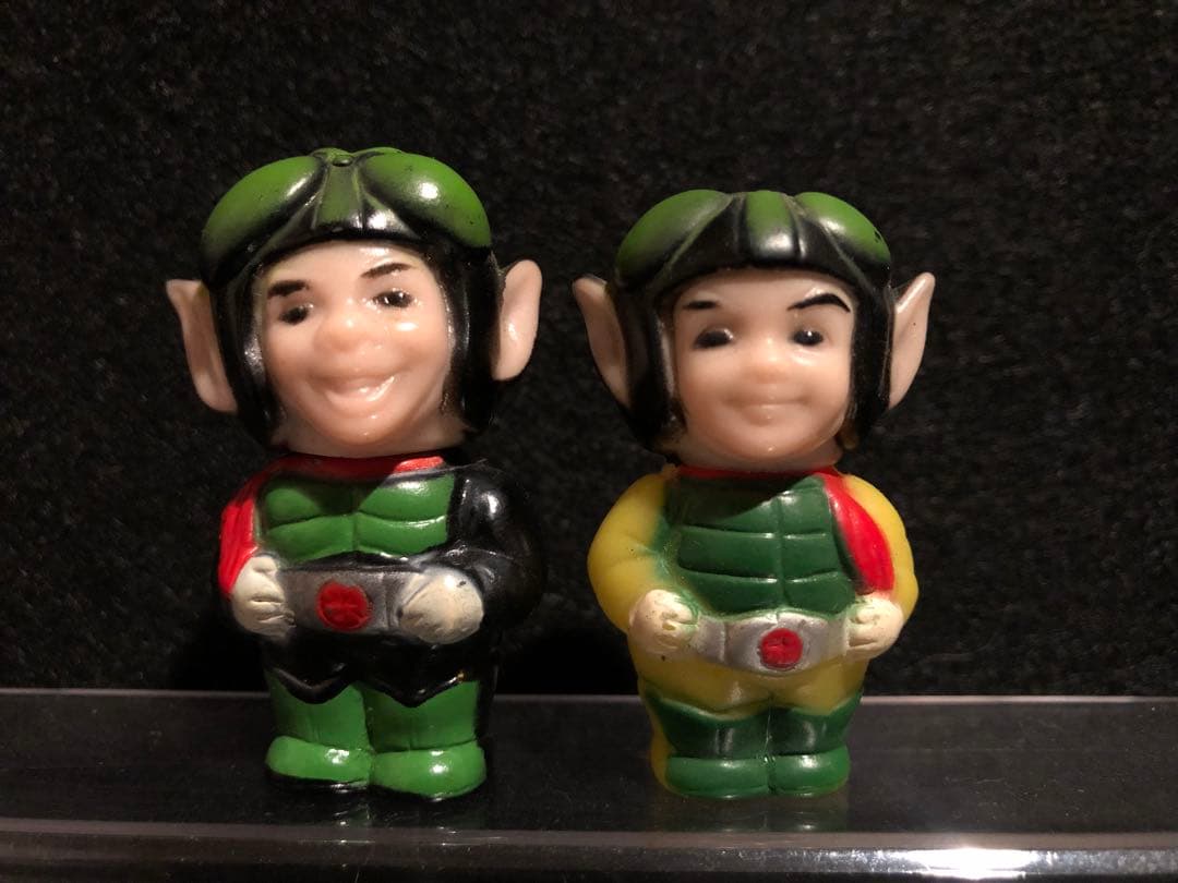 貴重 当時物 無版権 ソフビ 仮面ノリダー チビノリダー パチ物 とんねるず