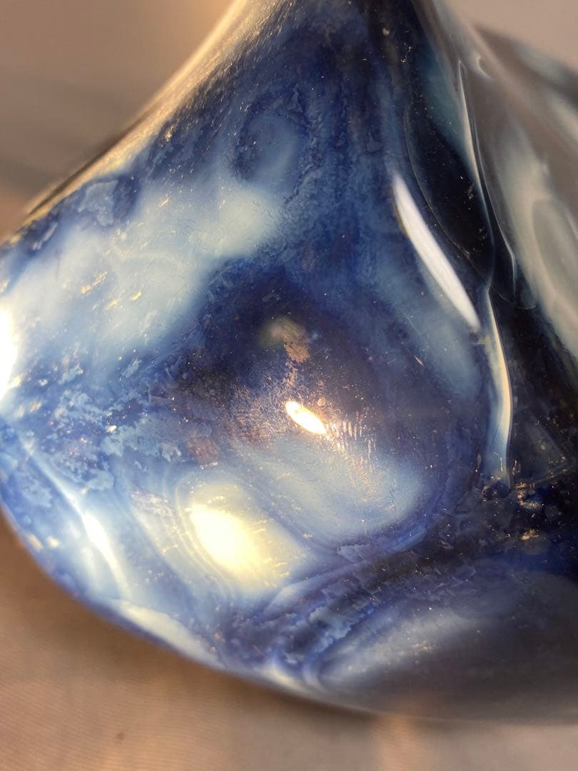 2631❣️ ブルー　メノウ　瑪瑙 天然石 ジャスパー　希少