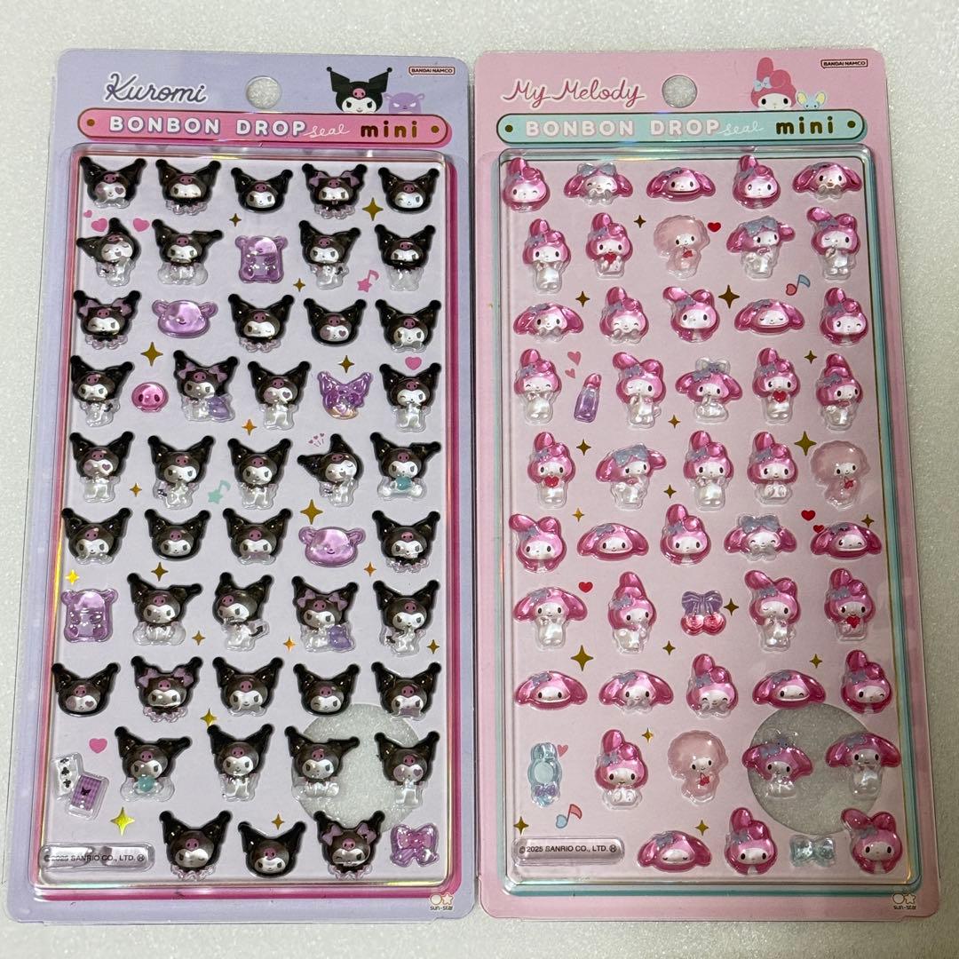 【国内正規品】　サンリオ ボンボンドロップシール　ミニ　コンプリート