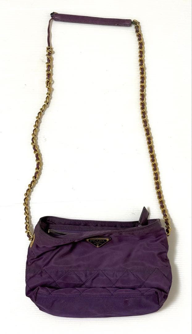 訳あり プラダ PRADA チェーンショルダーバッグ