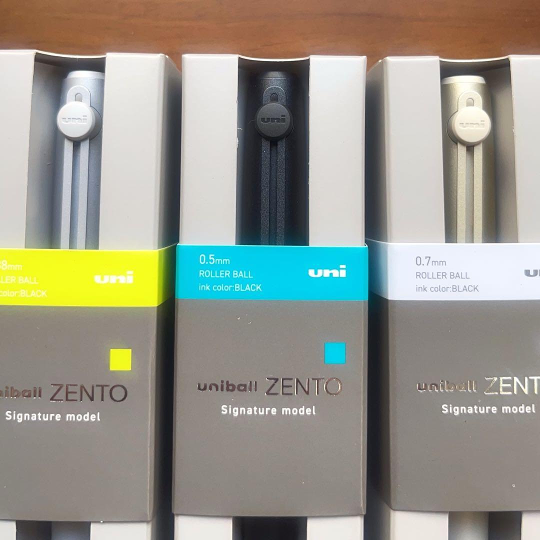 三菱鉛筆　ユニボールゼント シグニチャーモデル　0.38&0.5&0.7mm