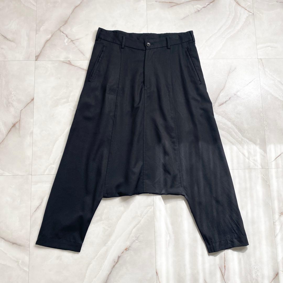 A15925 ブラックコムデギャルソン 09ss サルエルパンツ　黒 S