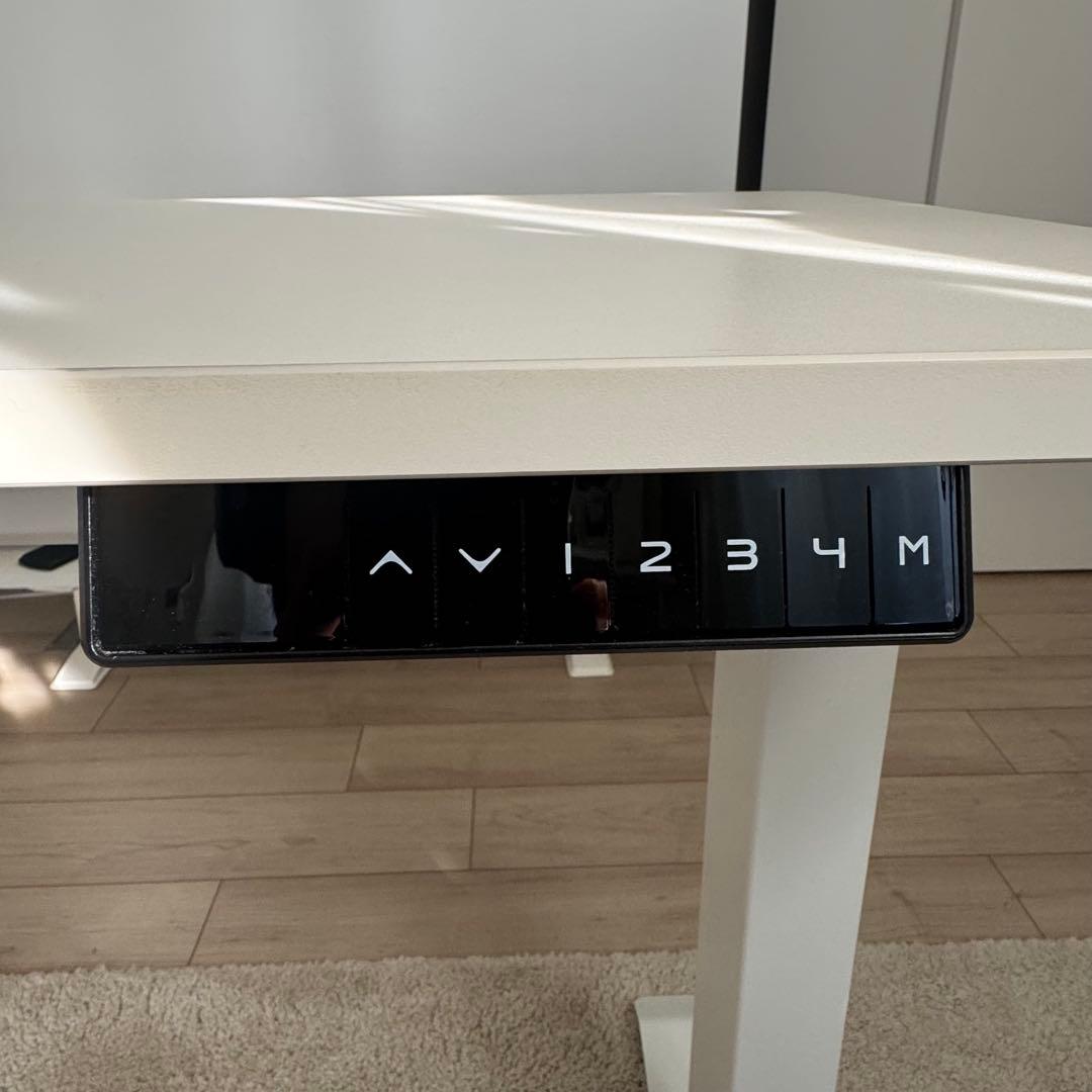 【お値下げ可】山善YAMAZEN電動昇降デスク ELD-S1250 白 ホワイト