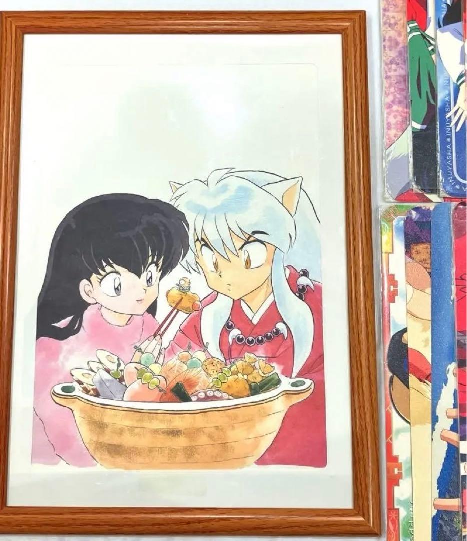 犬夜叉　かごめ　額装　イラスト　非売品　マウスパッド　高橋留美子　るーみっく