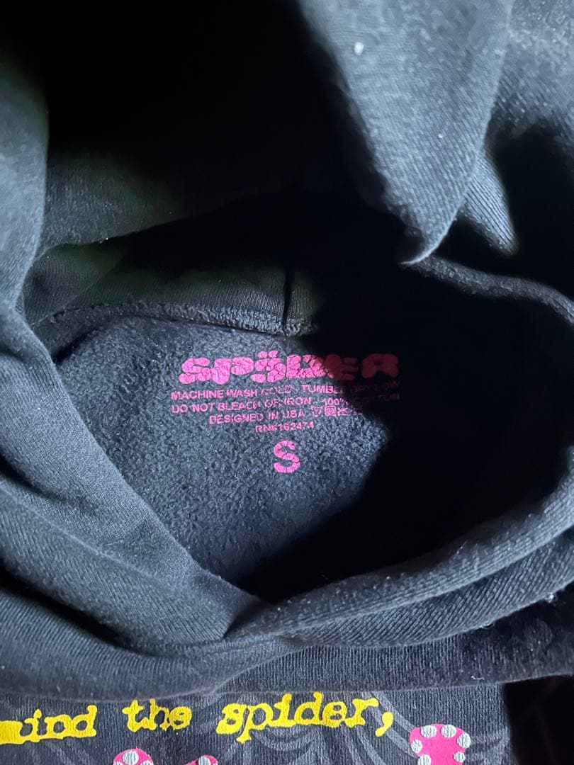 sp5derパーカーSサイズ