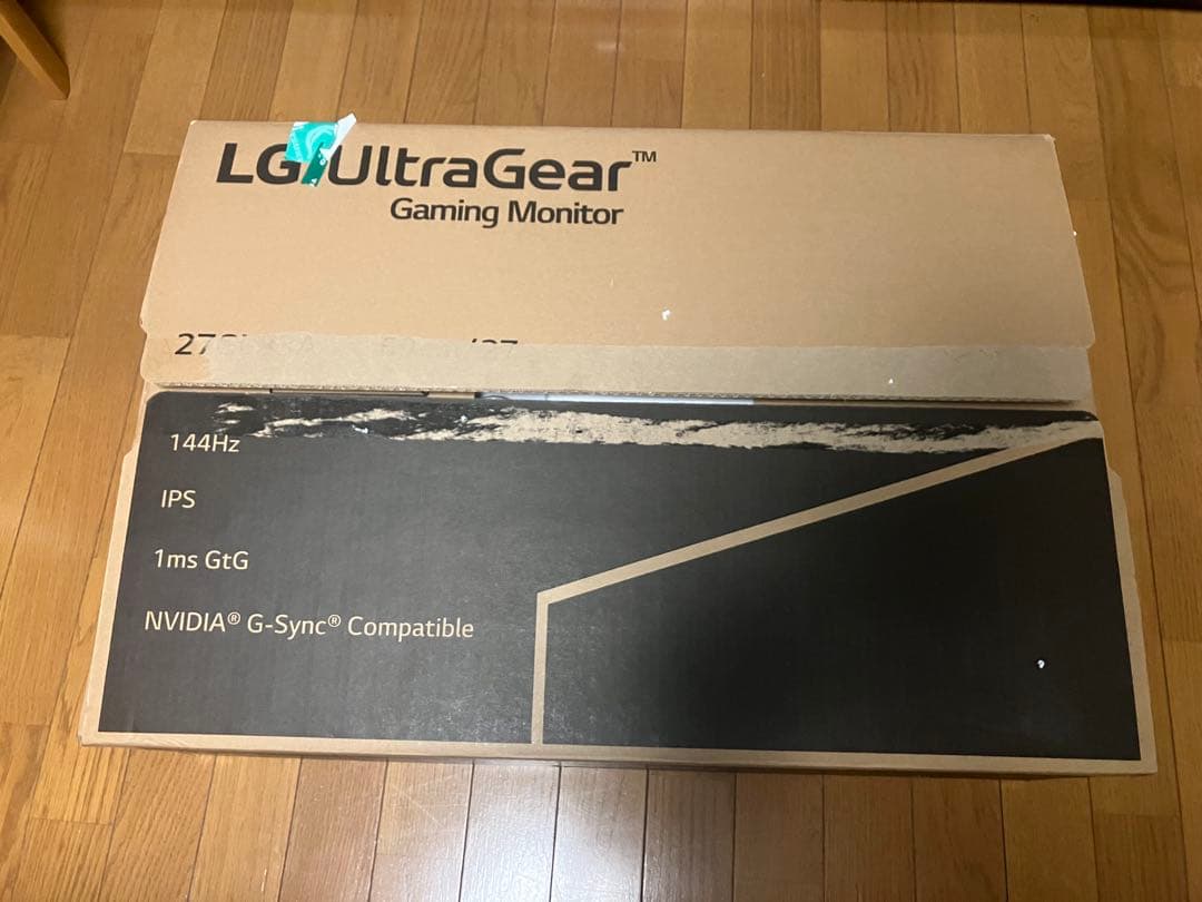 LG ウルトラギア　27GL83A WQHD 144Hz モニターアーム付き