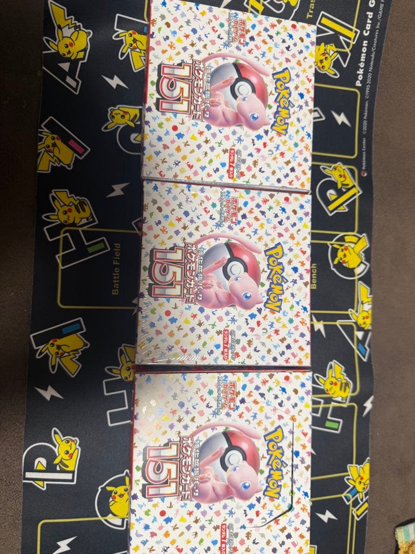 ポケモンカード151 ボックスセット シュリンク付き1個シュリンク無し2個セット