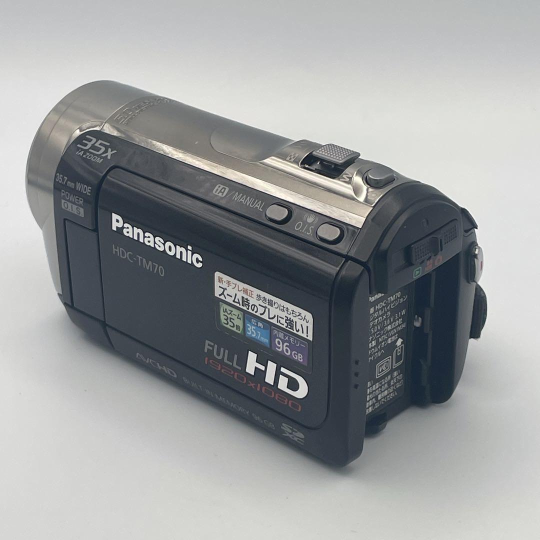 【美品】Panasonic HDC-TM70 96GB パナソニックビデオカメラ