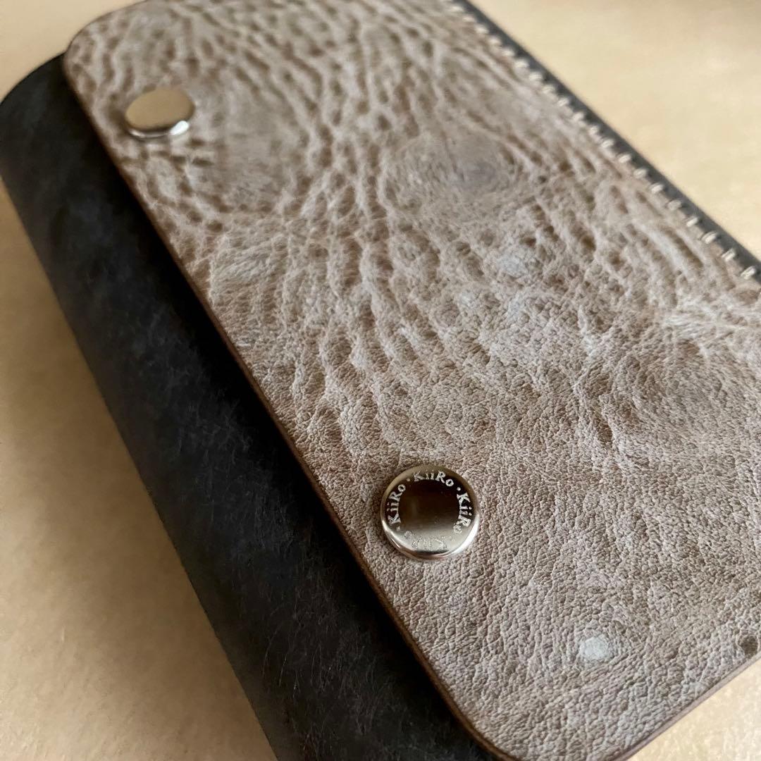 自由手帳 ミニ6 グレー×ネイビー