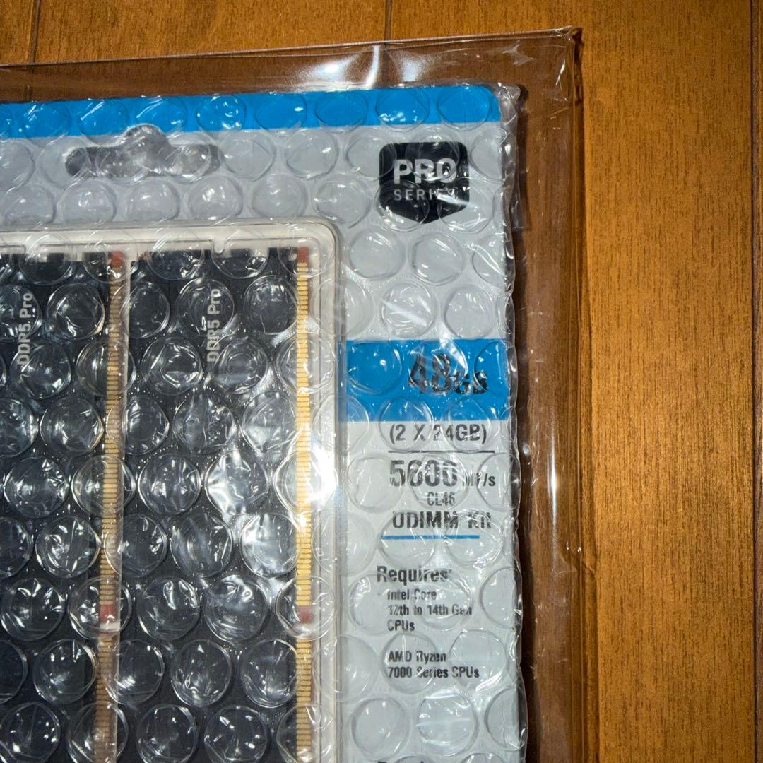 新品 crucial ddr5 2×24gb cp2k24g56c46u5