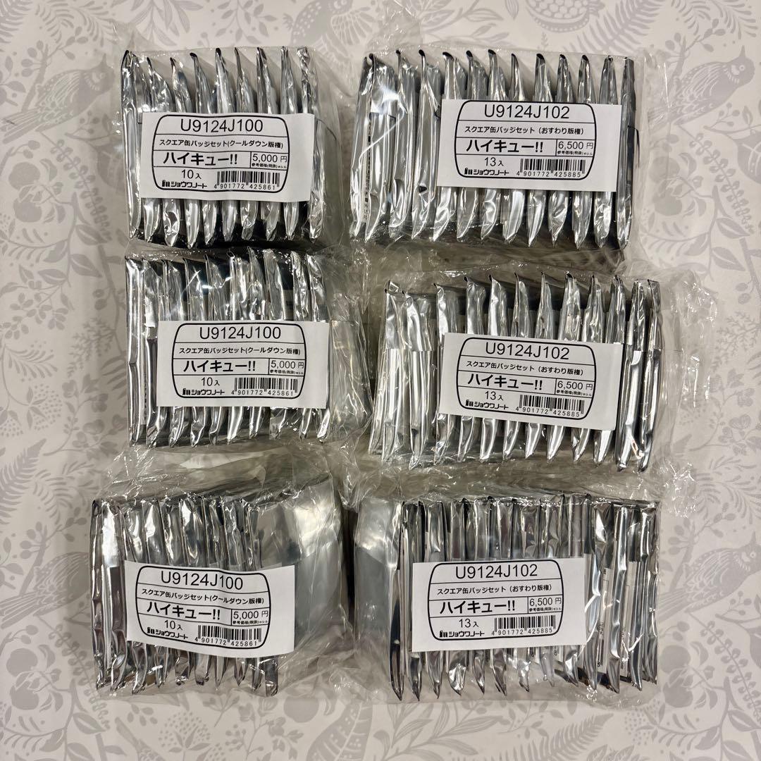 €€さん専用　ハイキュー‼︎ スクエア缶バッジ クールダウン おすわり