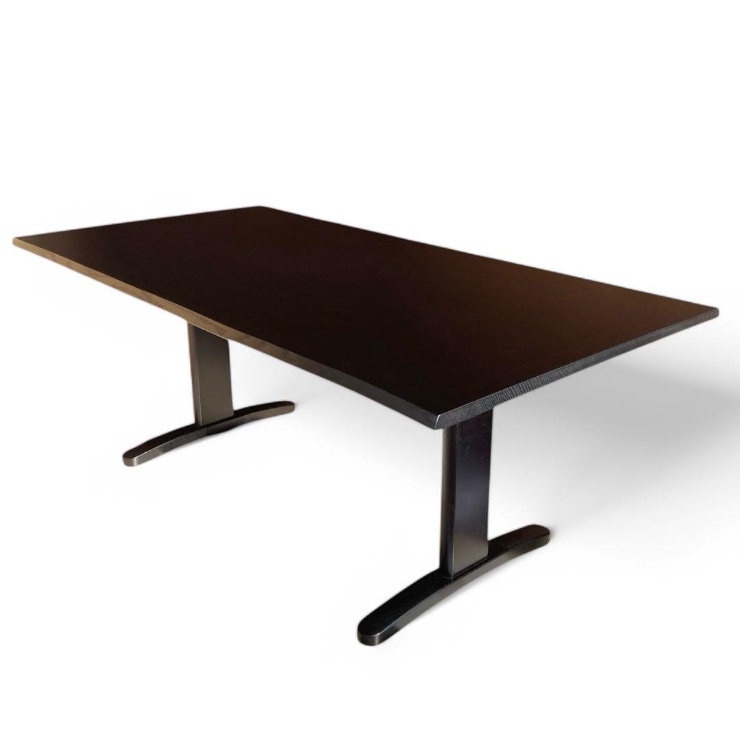 柏木工 ダイニングテーブル JG53XM 帆立脚 耳付面 オーク材 直接引取可