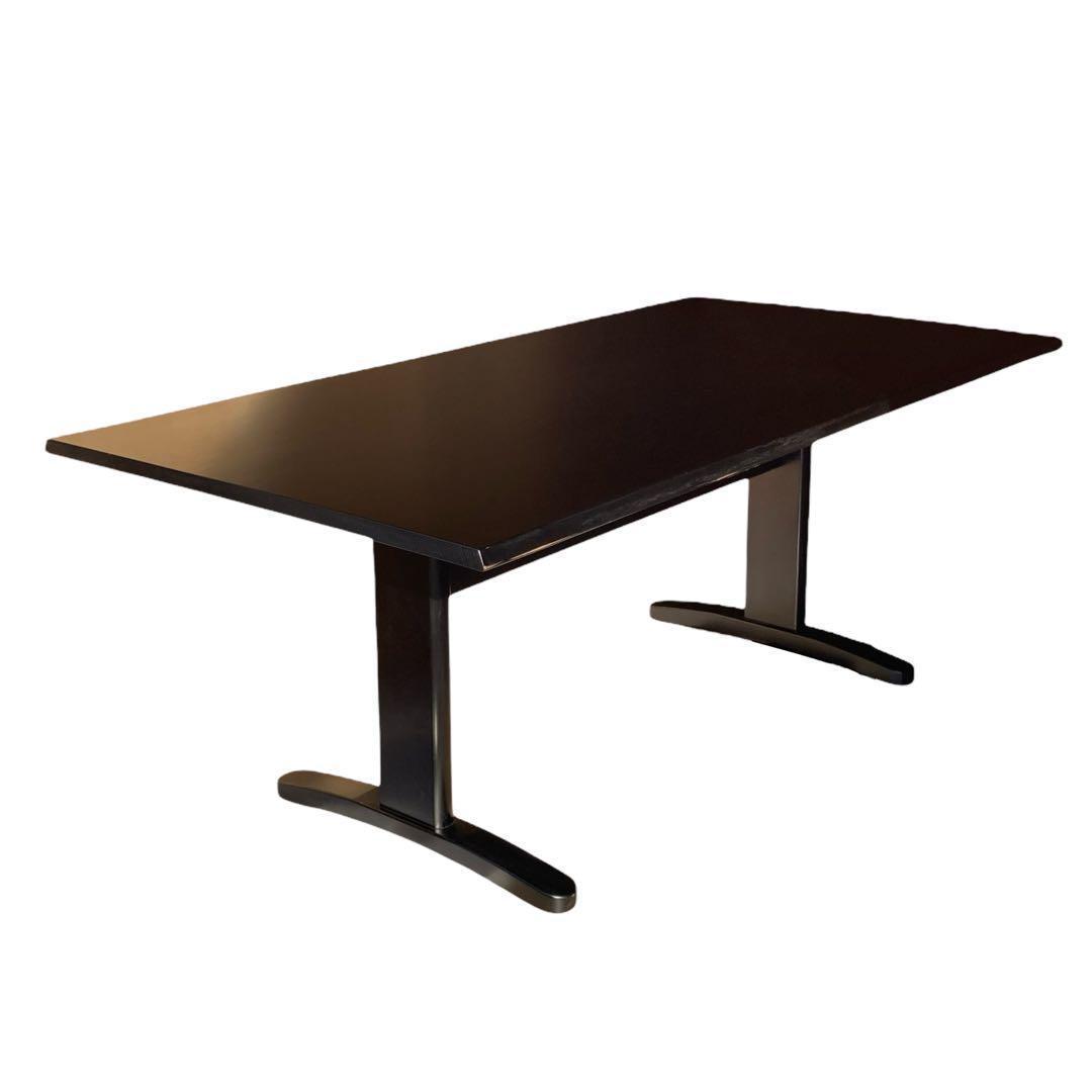 柏木工 ダイニングテーブル JG53XM 帆立脚 耳付面 オーク材 直接引取可