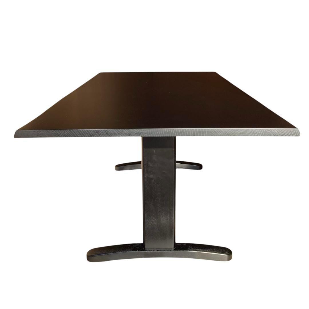 柏木工 ダイニングテーブル JG53XM 帆立脚 耳付面 オーク材 直接引取可