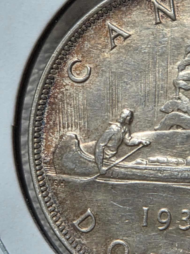 カナダ連邦　ジョージ5世　1 ドル銀貨　1935