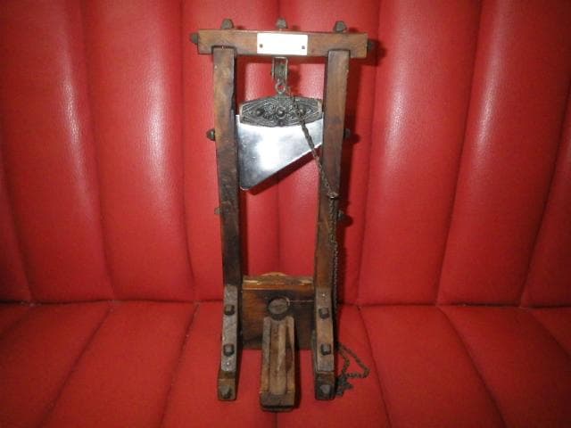 ギロチン★オブジェ★置物★シガーカッター★ビンテージ★インテリア雑貨★悪趣味