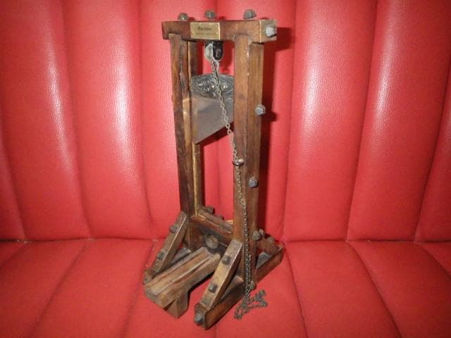 ギロチン★オブジェ★置物★シガーカッター★ビンテージ★インテリア雑貨★悪趣味