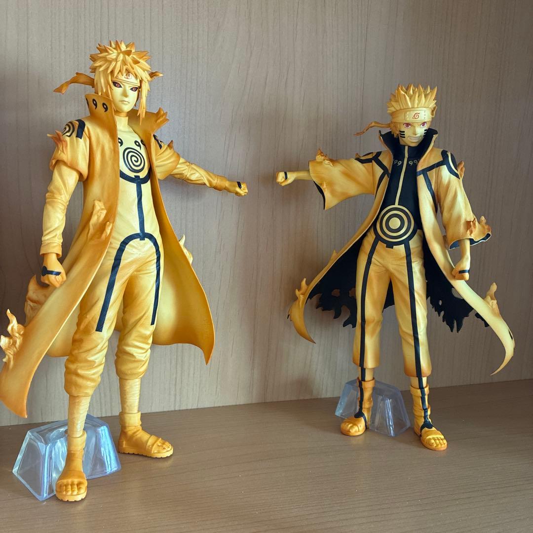 一番くじナルト　C賞ミナト・D賞ナルトフィギュア 2体セット