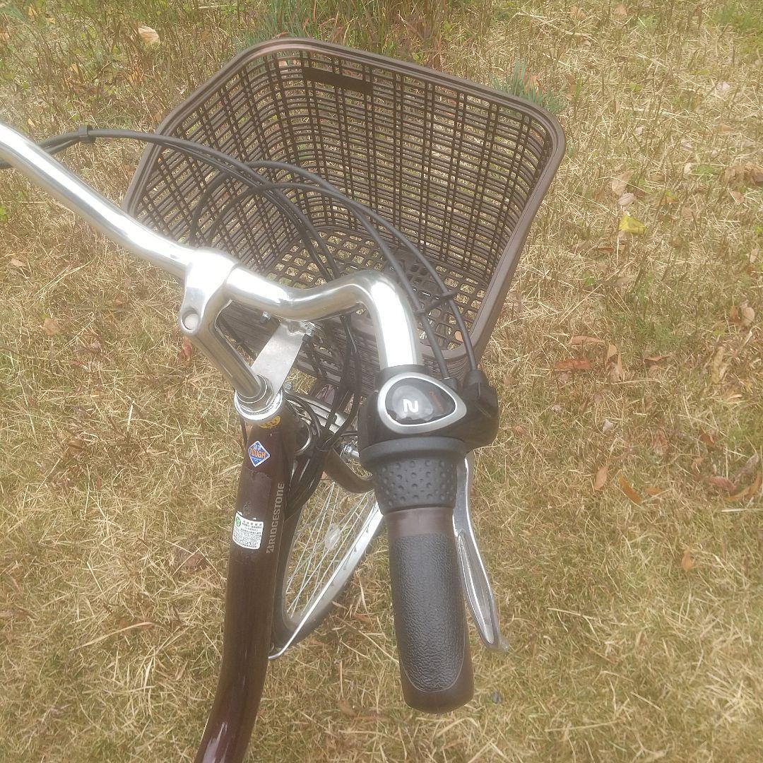 電動アシスト自転車 ブラウン 26インチ