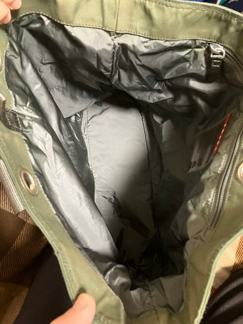 PRADA プラダ プラダスポーツ トートバッグ 2WAYグリーン 4VA512