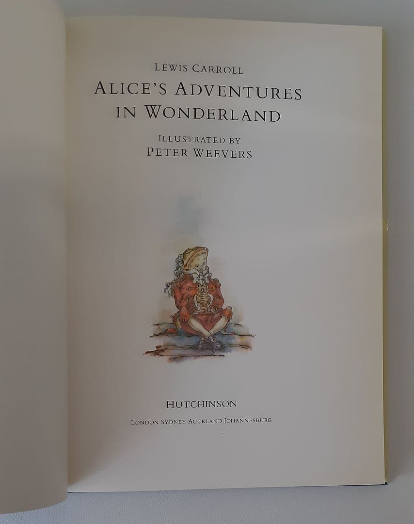 ☆サイン入りリトグラフと洋書絵本☆不思議の国のアリス