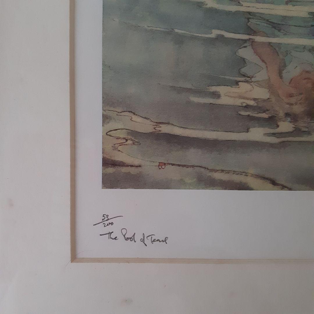 ☆サイン入りリトグラフと洋書絵本☆不思議の国のアリス