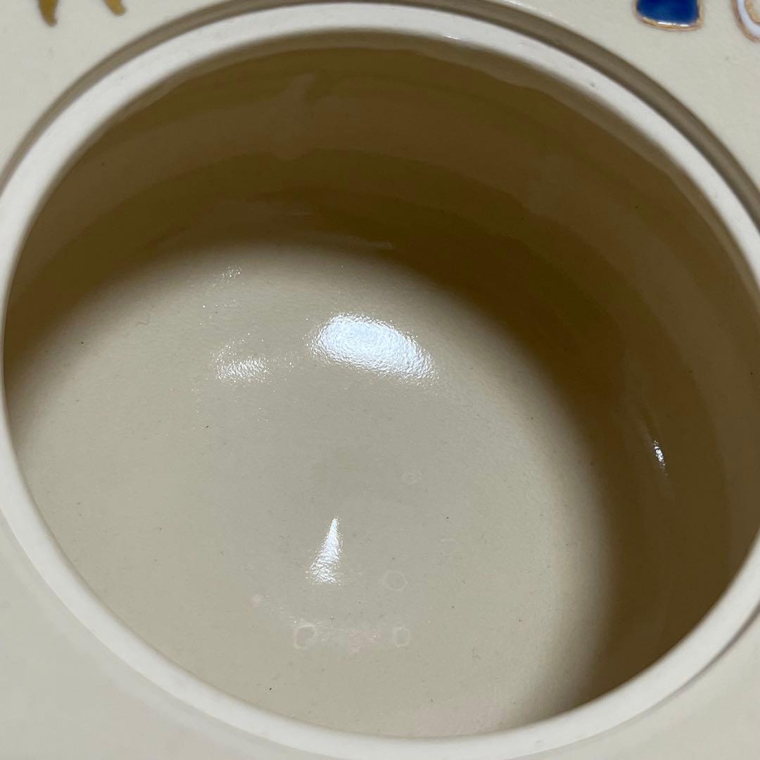 水指 橋本城岳作 色絵宝文 砂金袋水指 共箱 茶道具