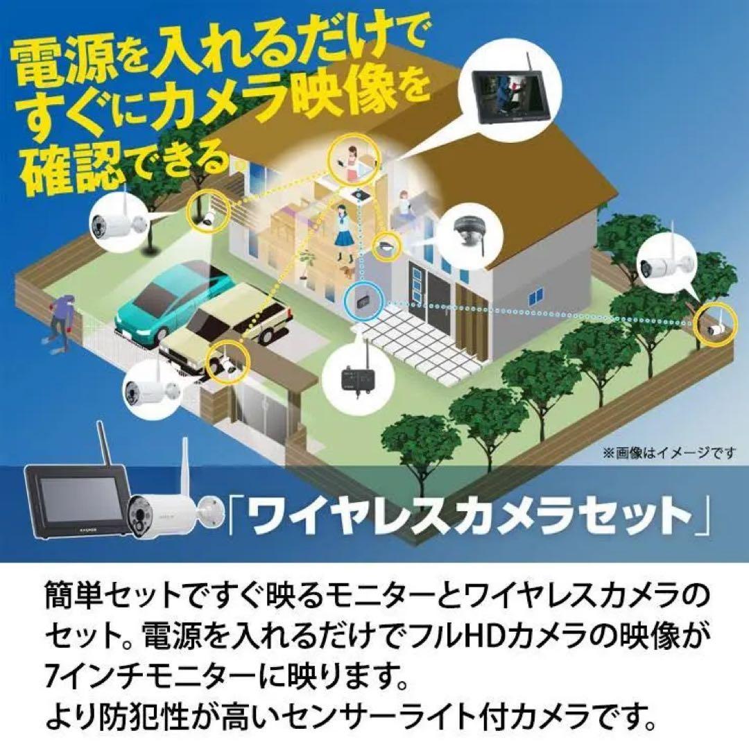 新品！【値引中】マスプロ WC3A7MLモニター＆カメラセット 7インチモニター