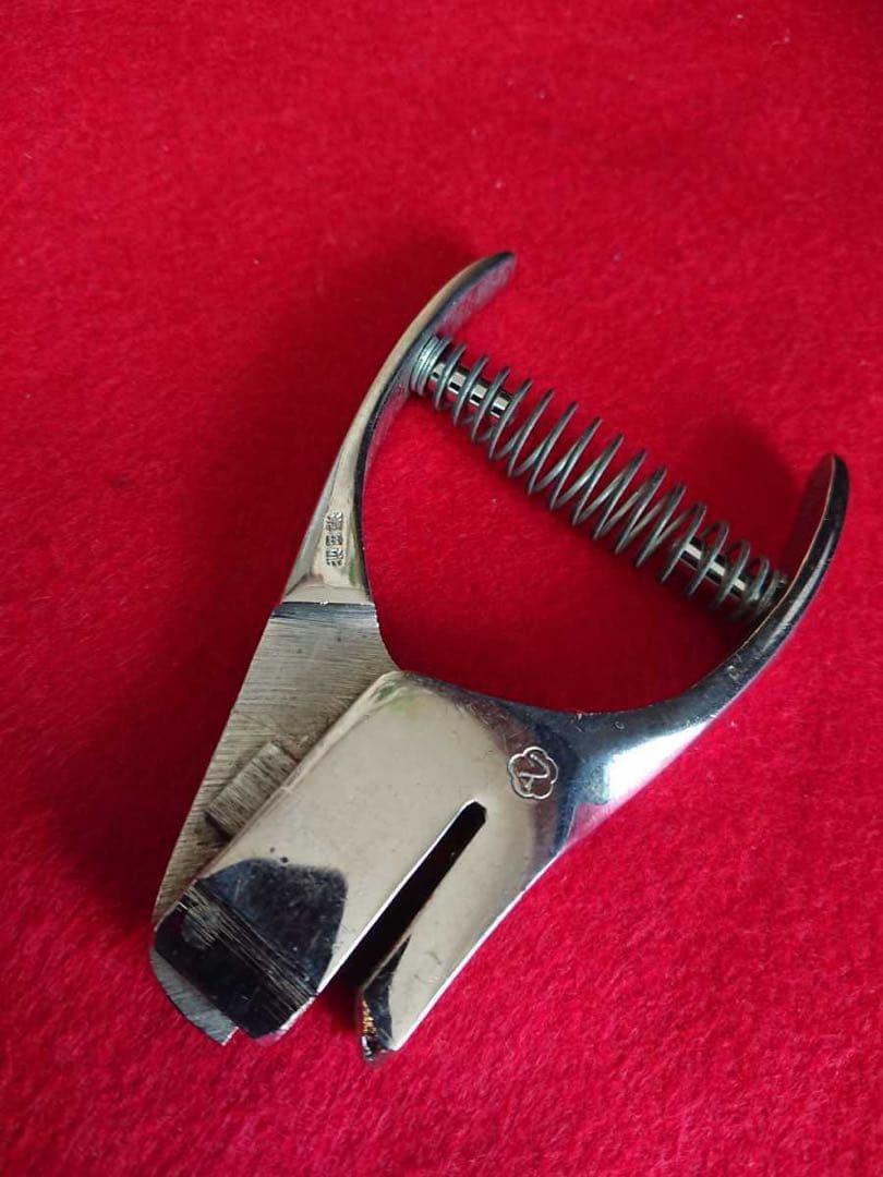 改札鋏 花柄 と 国鉄 昭和 レア コレクター コレクション 鉄道