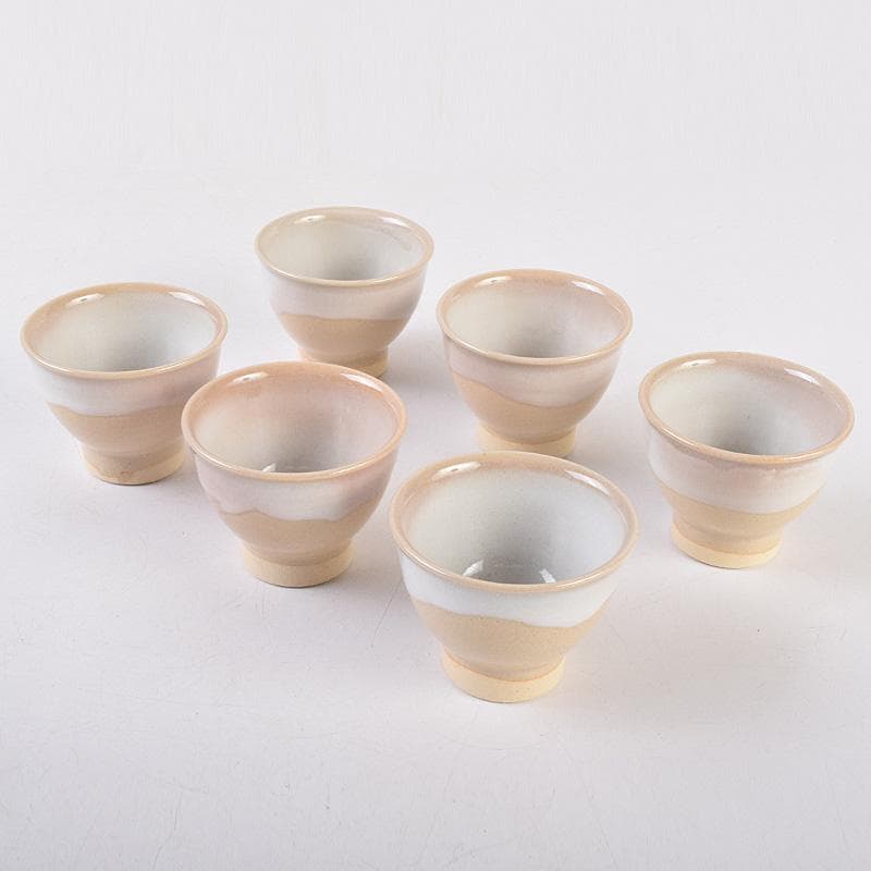 茶道具　萩焼　十二代　田原陶兵衛造　煎茶器一式　茶器揃　共箱　V　R8989