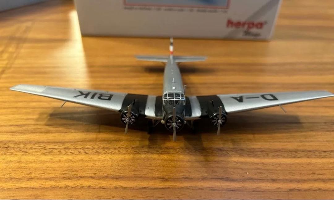 新品Herpa Junkers Ju 52/3m 1/160 絶版 D-ABIK