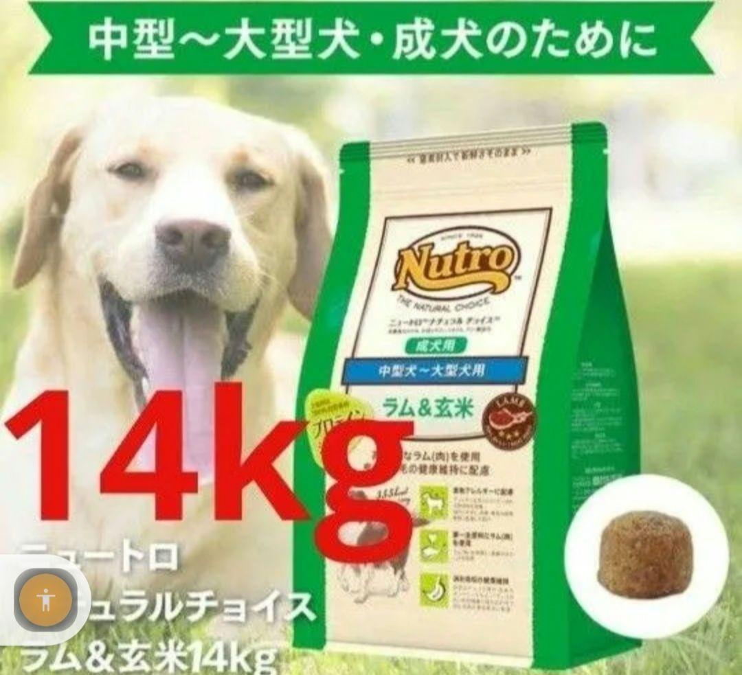 ニュートロナチュラルチョイスラム＆玄米中型犬大型犬成犬用 14kg
