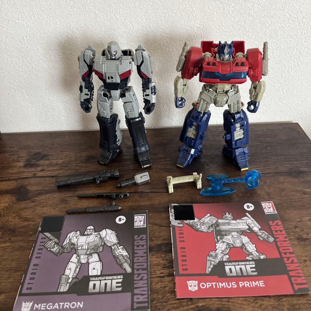 トランスフォーマー ワン　メガトロン　オプティマスプライム　スタジオシリーズ