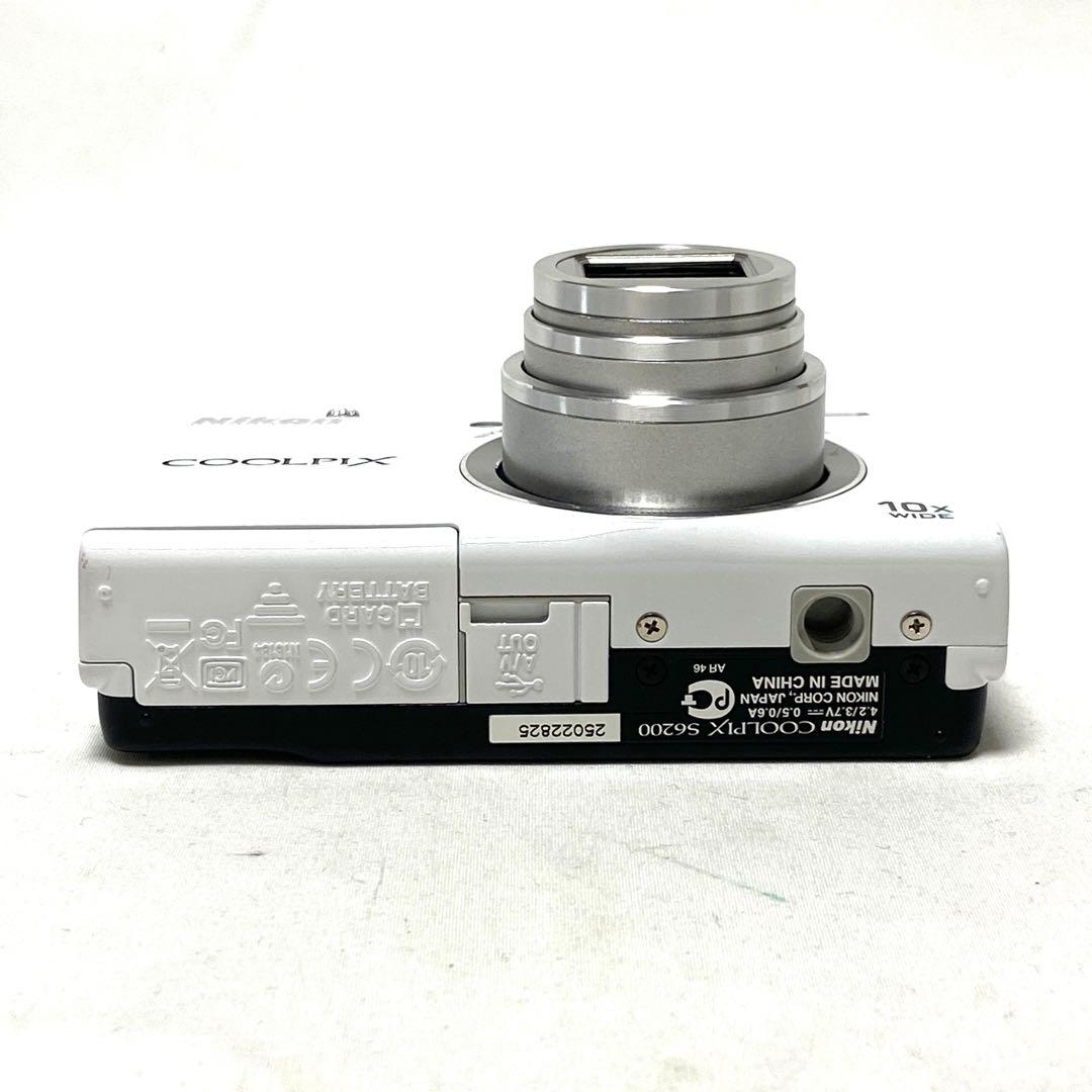 Nikon COOLPIX S6200 コンデジ ホワイト 16 メガピクセル