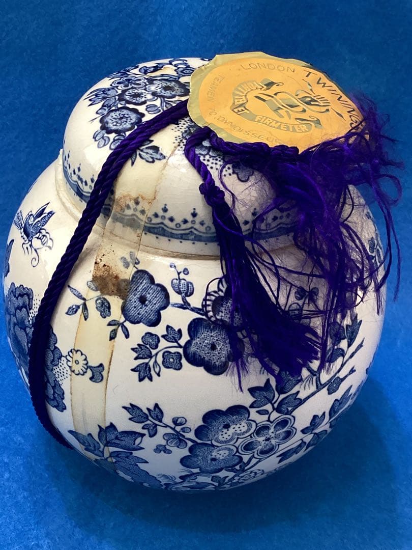 トワイニング＆メイソンズ　紅茶キャニスター　ティーポット　壷　未使用品　レトロ