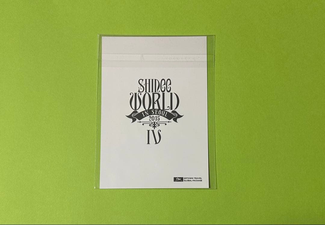 SHINee WORLD Ⅳ グローバル 非売品 インビテーション トレカ