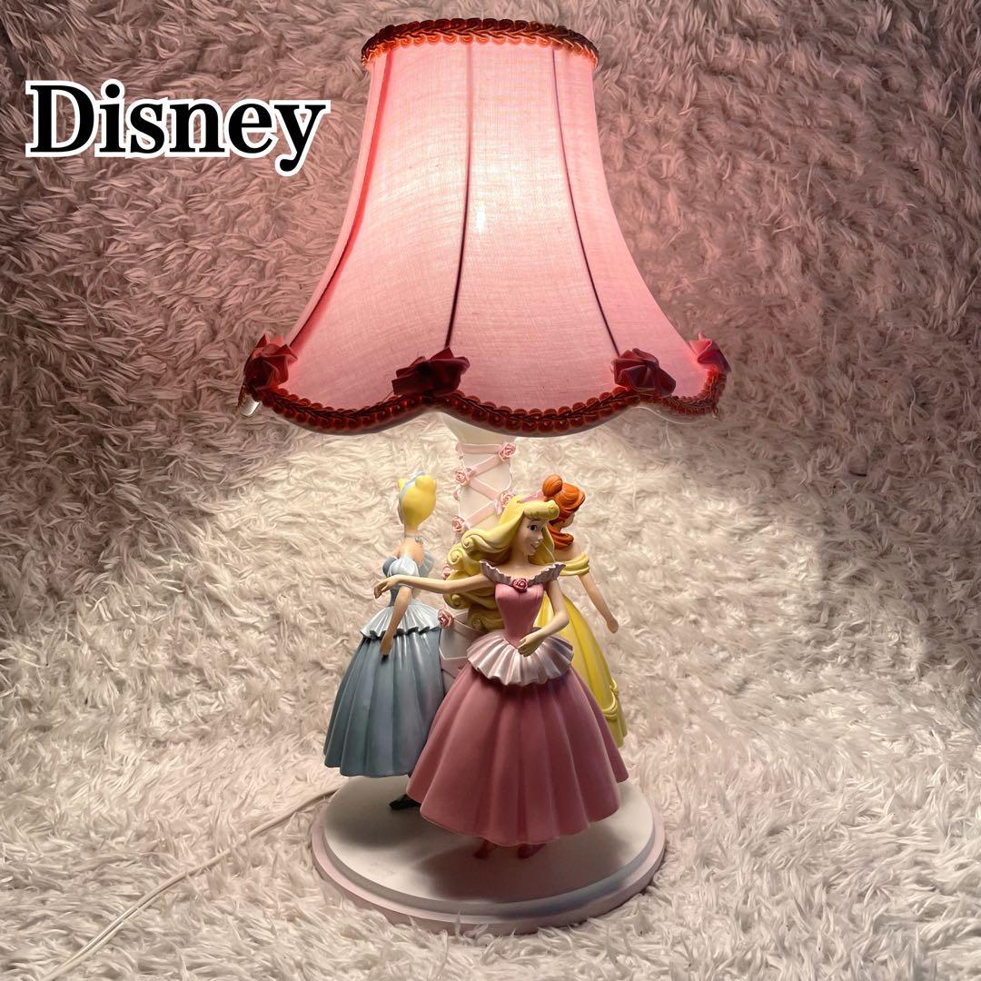 美品✨️ディズニー　ルームライト プリンセス　シンデレラ　美女と野獣　眠れる森の姫
