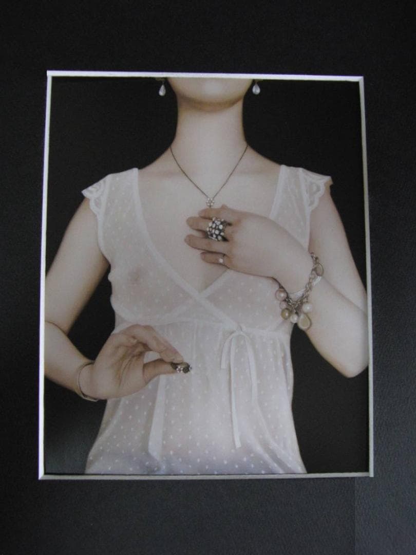 橋爪彩、【Accessories】、希少な額装用画集より、厳選、新品額装