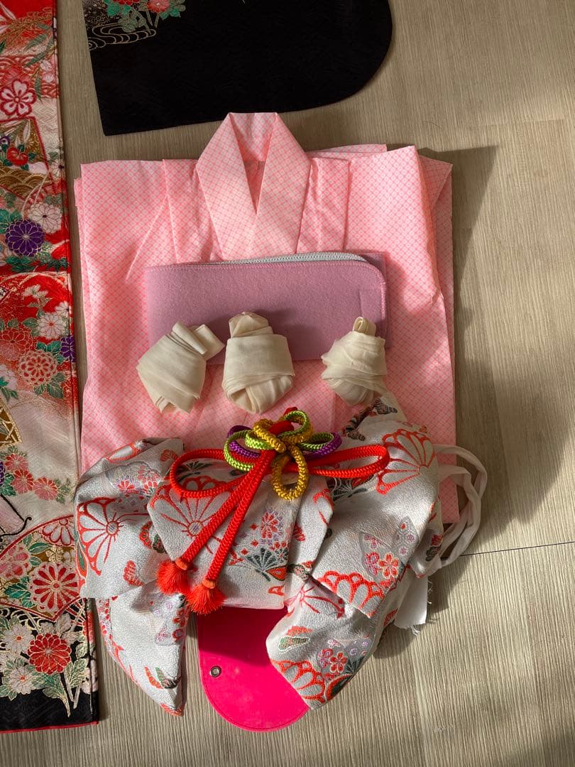 七五三　7歳　女の子　着物と小物セット