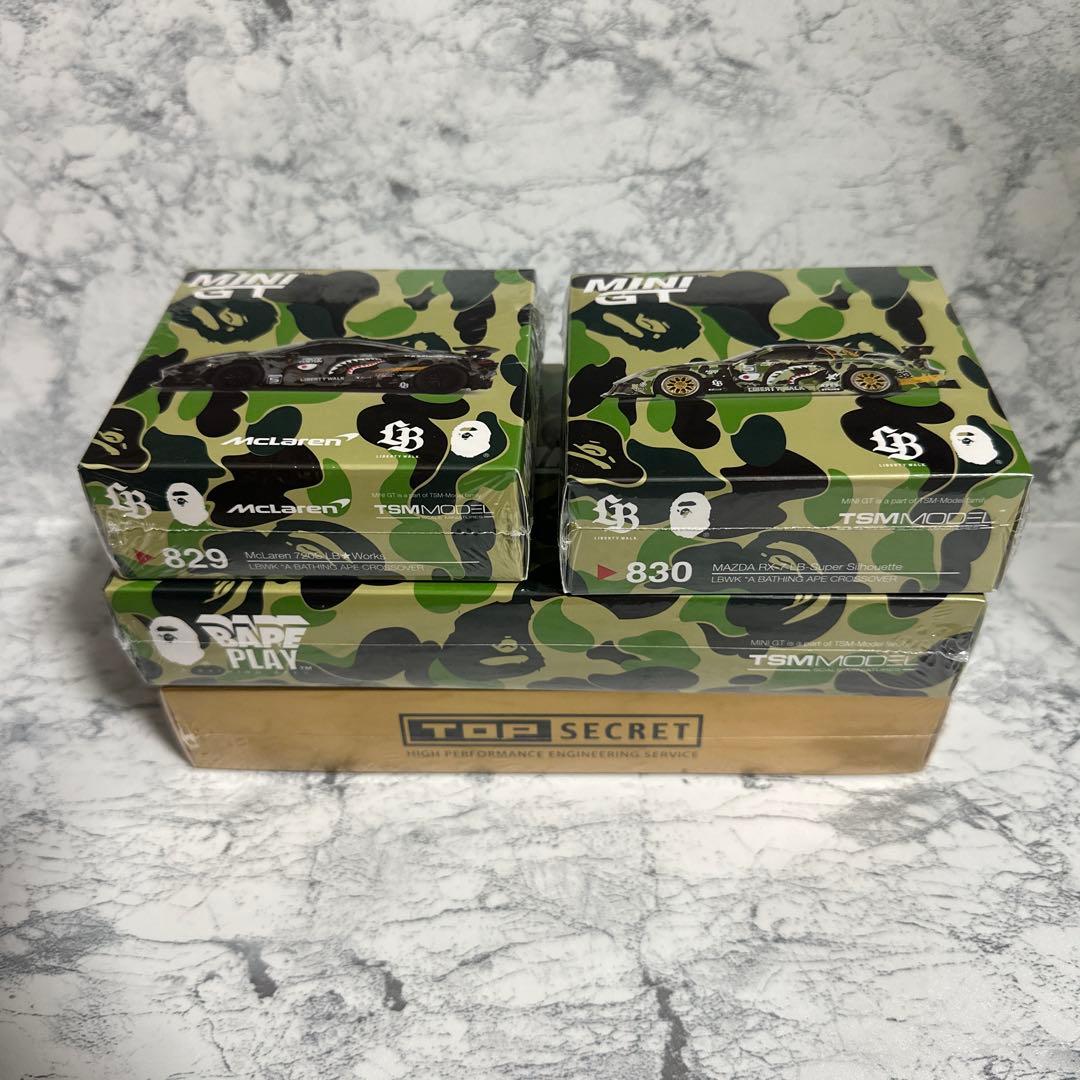 MINIGT LBWK x BAPE + TOP SECRET 9台セット